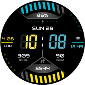 3 Watchfaces von Galaxy Design Studio für WearOS