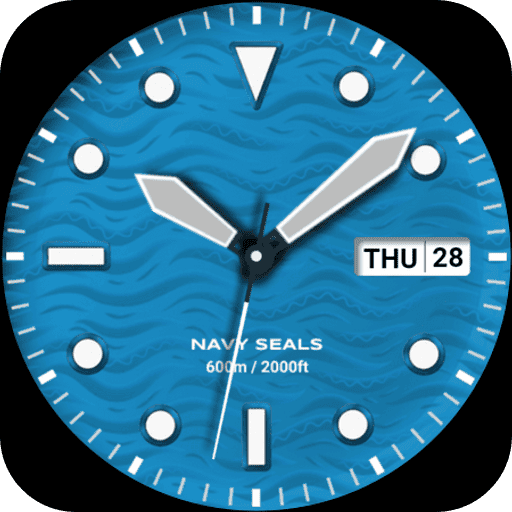 Diver Analog Watch Face: GL102 für WearOS