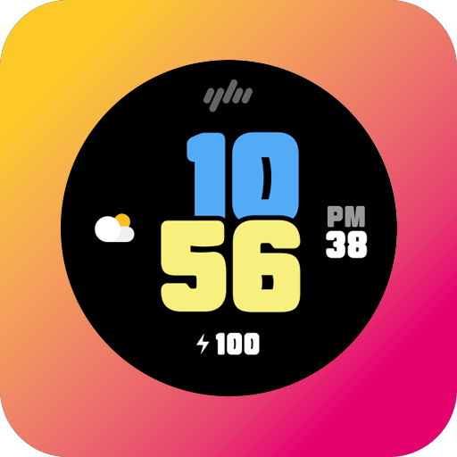 YamWatch Digital 2 für WearOS-Smartwatches