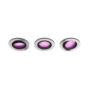 Philips Hue Centura 3er-Pack runde Einbauspots White & Color Ambiance