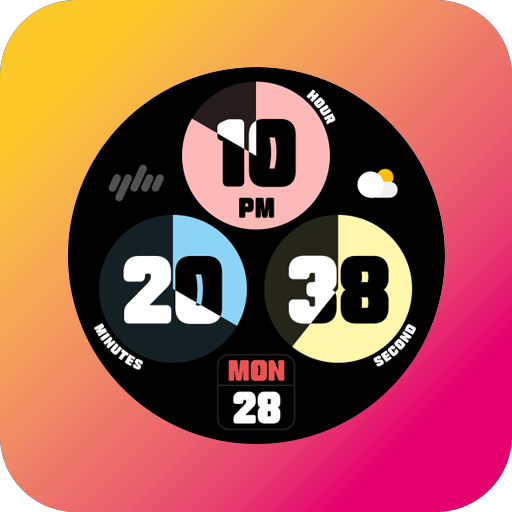 YamWatch Digital 3 für WearOS Smartwatches