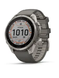 GPS-Multisport-Smartwatch Fenix 9 Pro InReach Solar Kieselgrau/Silbergrau
