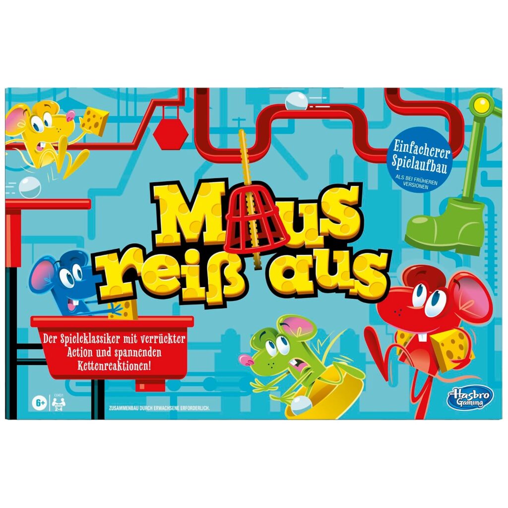 Hasbro Gaming Maus reiß aus Familienspiel