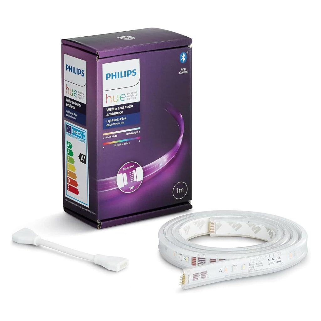 Philips Hue Lightstrip Plus LED-Streifen 1 m für 7,56€