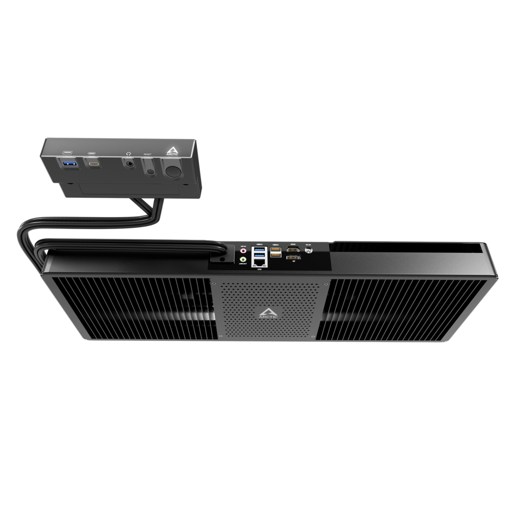 Arctic Senza lüfterloser Unter-Tisch-PC mit Ryzen 7 5700G