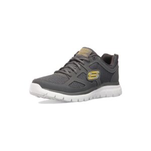 Skechers Burns Agoura Herren-Sneaker aus Leder und Mesh