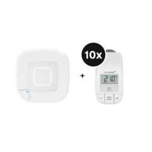 Homematic IP Starter-Set Heizen mit 10 Thermostaten und Access Point 2