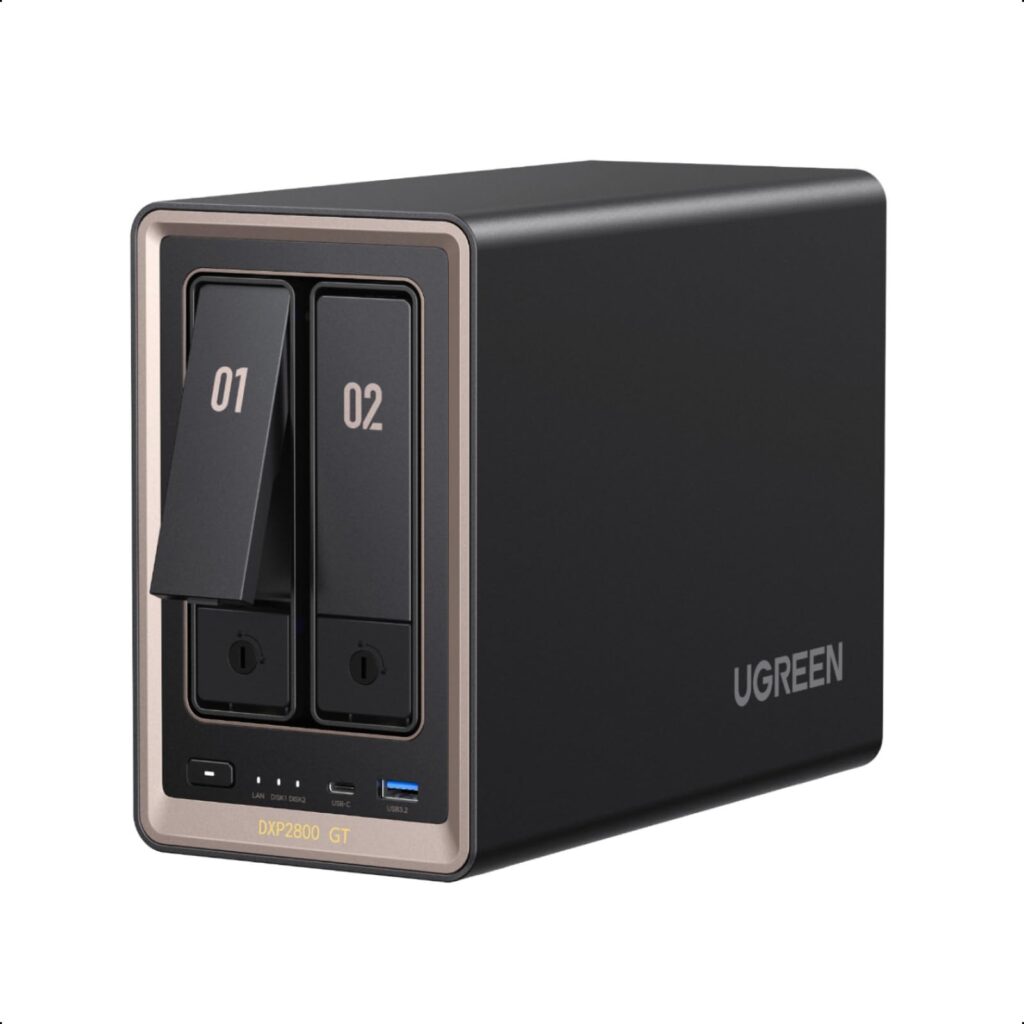UGREEN NASync DXP2800 GT 2-Bay NAS mit 10GbE