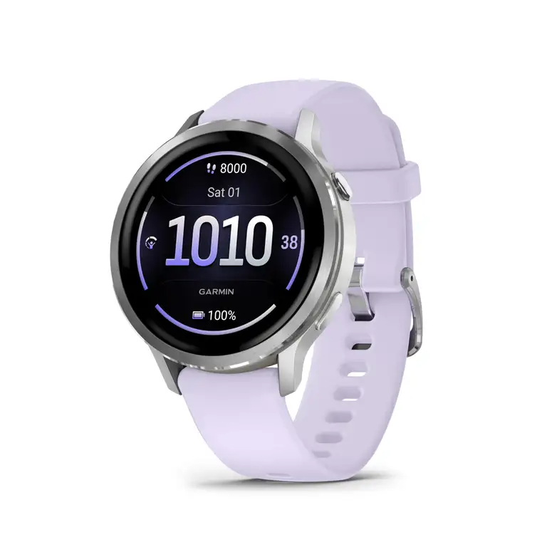 Smartwatch Garmin Venu 4 41mm, Silver/Lila