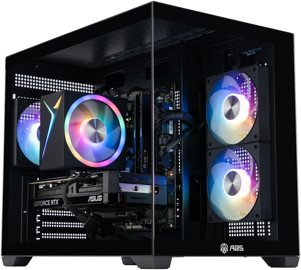 ABS Flux II Aqua Core i7-14700F RTX 5070 Gaming Desktop