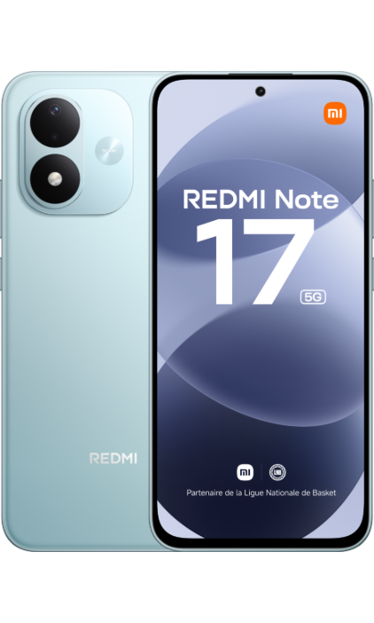 Xiaomi Redmi Note 17 5G bleu 128 Go via ODR de 100€