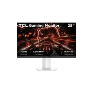 Monitor TCL P1 25P1AD 25″ Blanco para juegos