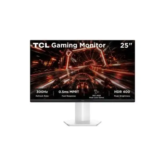 Monitor TCL P1 25P1AD 25″ Blanco para juegos