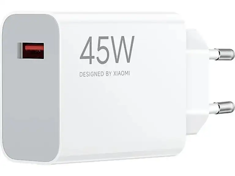 Cargador Xiaomi Turbo USB-A 45W Blanco
