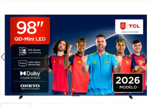 TV QD-Mini LED de 98″ TCL 98P8L