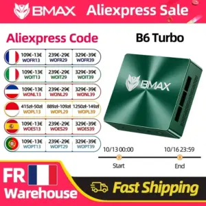 Mini PC Bmax B6 Turbo con procesador Intel Core i5