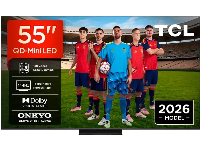 TV TCL 55C6K PRO con tecnología Mini LED