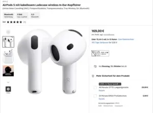 Apple AirPods 5 mit kabellosem Ladecase