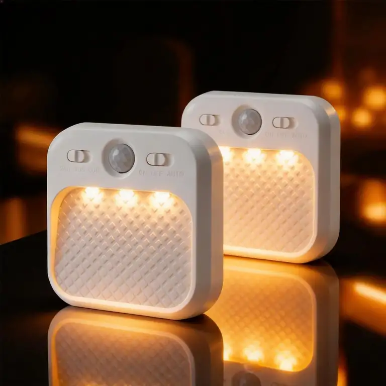 2er Pack LED Nachtlichter mit Bewegungsmelder