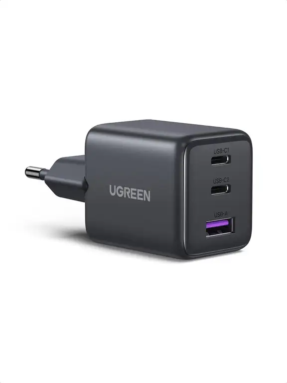 UGREEN USB C Ladegerät 30W, 3-Port GaN Netzteil