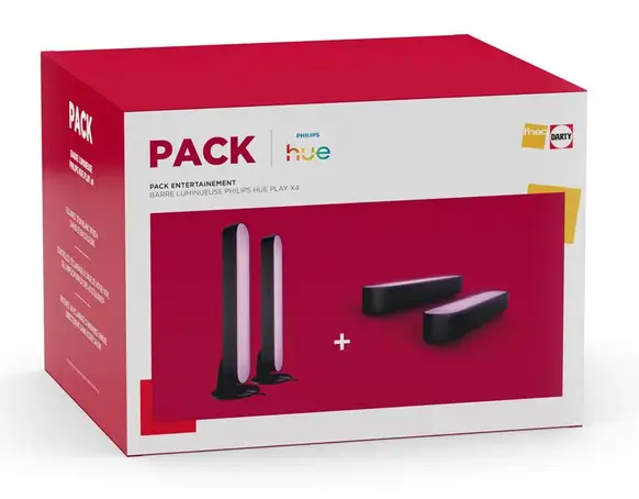 Philips Hue Play Lightbar 4er Pack bei Fnac