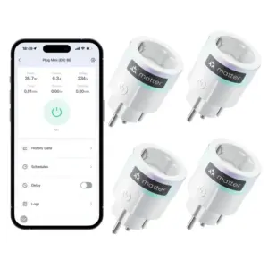 SwitchBot WLAN Steckdose Matter 4er-Pack
