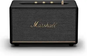 Marshall Acton III Bluetooth-Lautsprecher in Schwarz