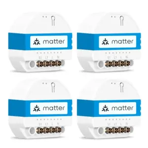 4 interrupteurs connectés Meross MSS815 – Compatible Apple, Alexa, Google