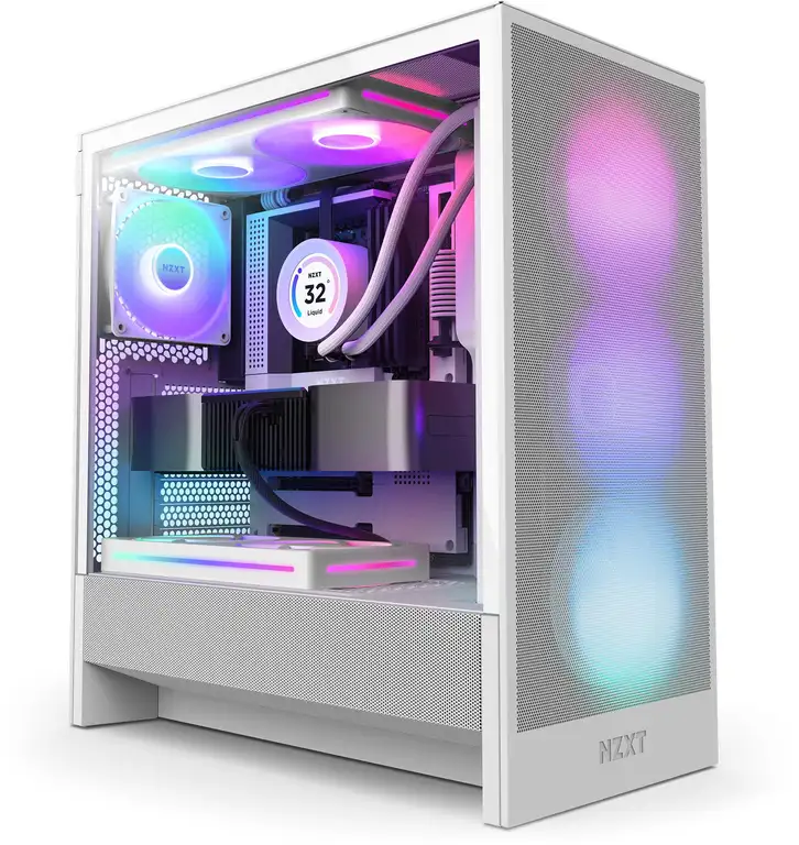 NZXT H5 Flow RGB All White PC Gehäuse
