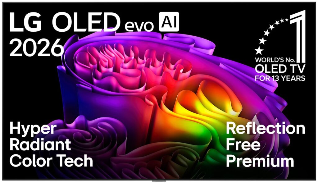 LG OLED65G68LW 65″ OLED evo TV mit 4K und 165 Hz