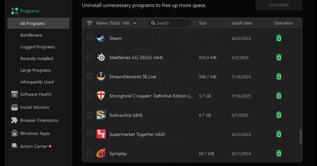 IOBIT Uninstaller 16.0 PRO – jetzt kostenlos