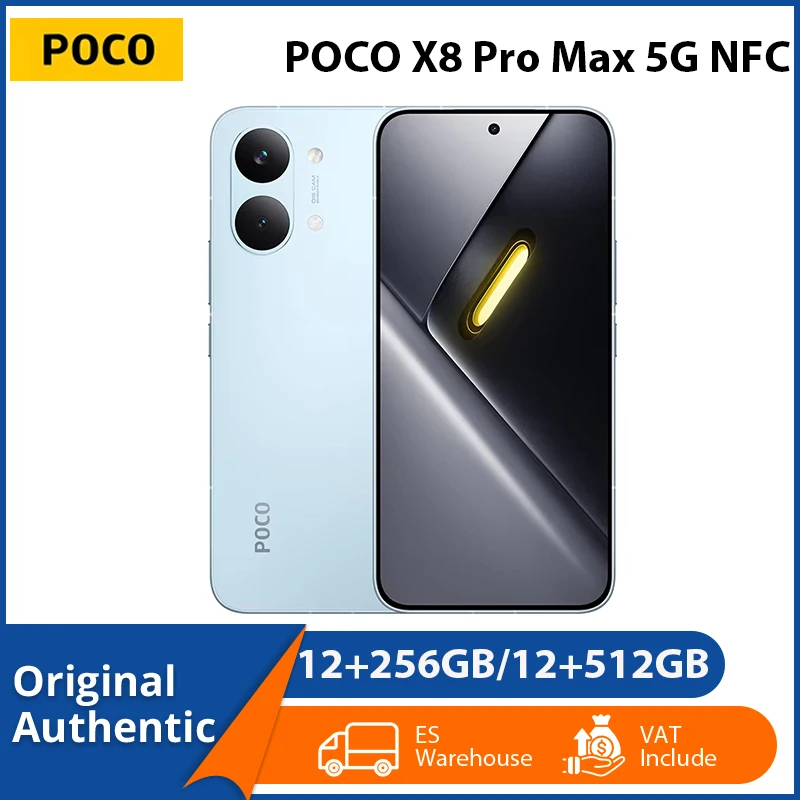POCO X8 Pro MAX 5G NFC con procesador Dimensity 9500S