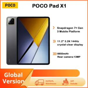 POCO Pad X1 (Global Version) – 11.2″ 3.2K 144Hz, Snapdragon 7+ Gen 3