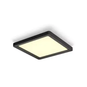 Philips Hue Tento White Ambiance LED-Deckenpanel – Schwarz, 29,5 × 29,5 cm