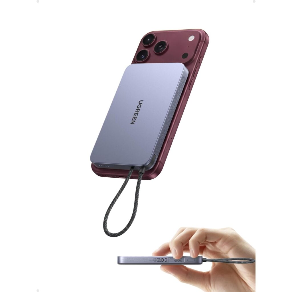 UGREEN MagFlow Air Ultra Slim 10.000-mAh-MagSafe-Powerbank