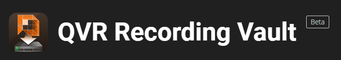 QNAP QVR Recording Vault Logo