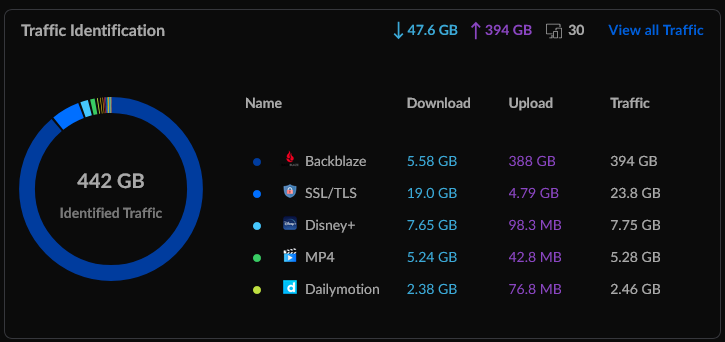 DPI Traffic Identification auf der UDM Pro SE