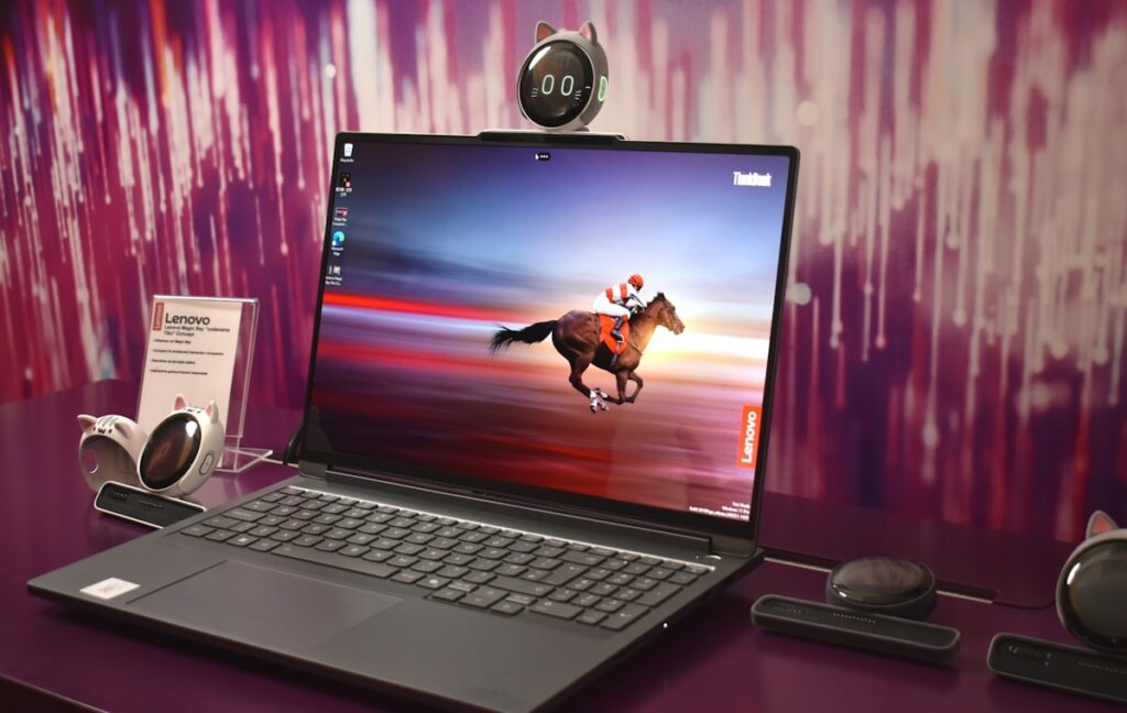 Linux-Desktop auf Laptop