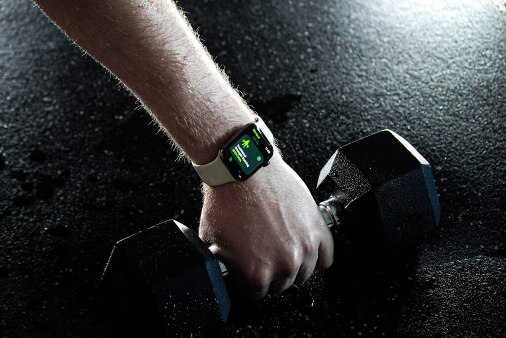 Smartwatch am Handgelenk