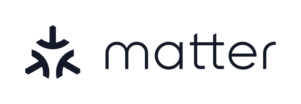 Matter Logo als Symbol für den Smarthome-Standard Matter