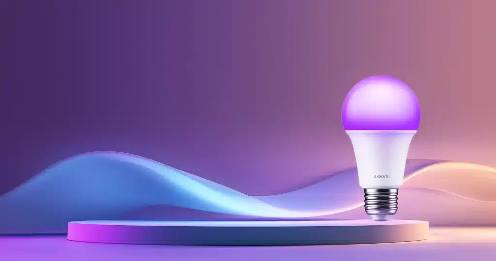 Xiaomi Matter Smart-LED-Glühbirne mit farbiger Beleuchtung