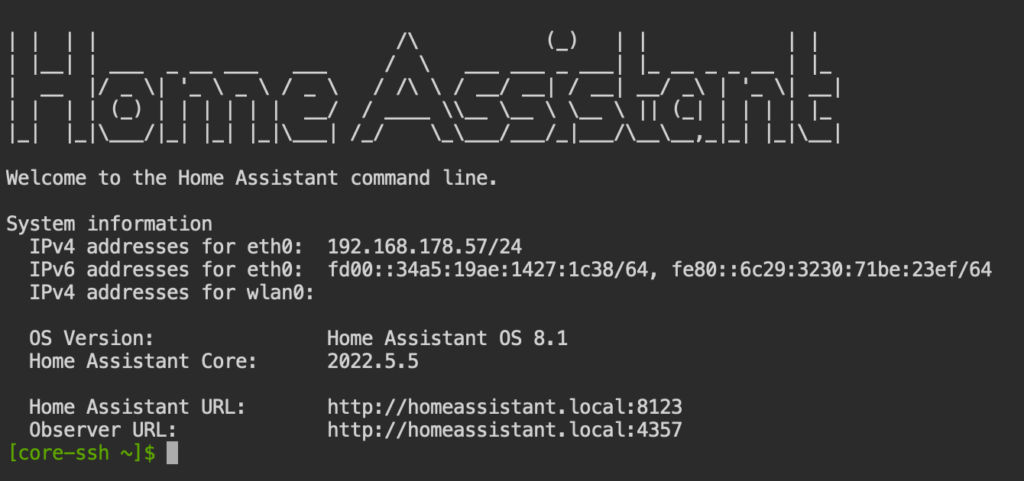 Home Assistant: Host-SSH über Port 22222 einrichten