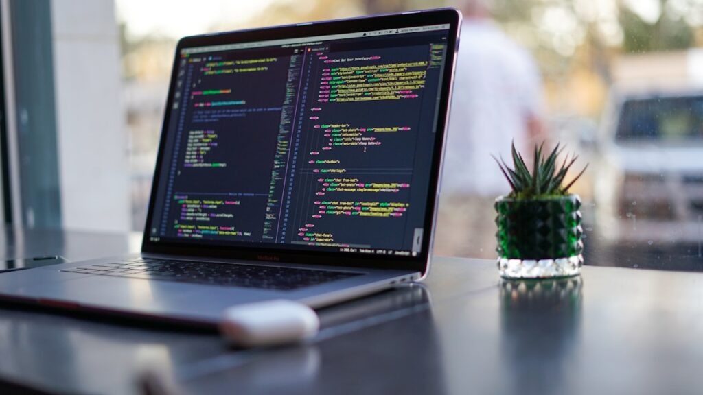 Terminal mit Programmcode und Fehlermeldung